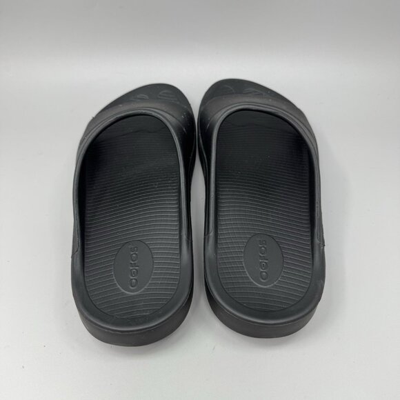 OOFOS OOahh Sport Flex Slide Recovery Sandals Black Mens Sz 11/ Women’s Sz 13 - Picture 6 of 8